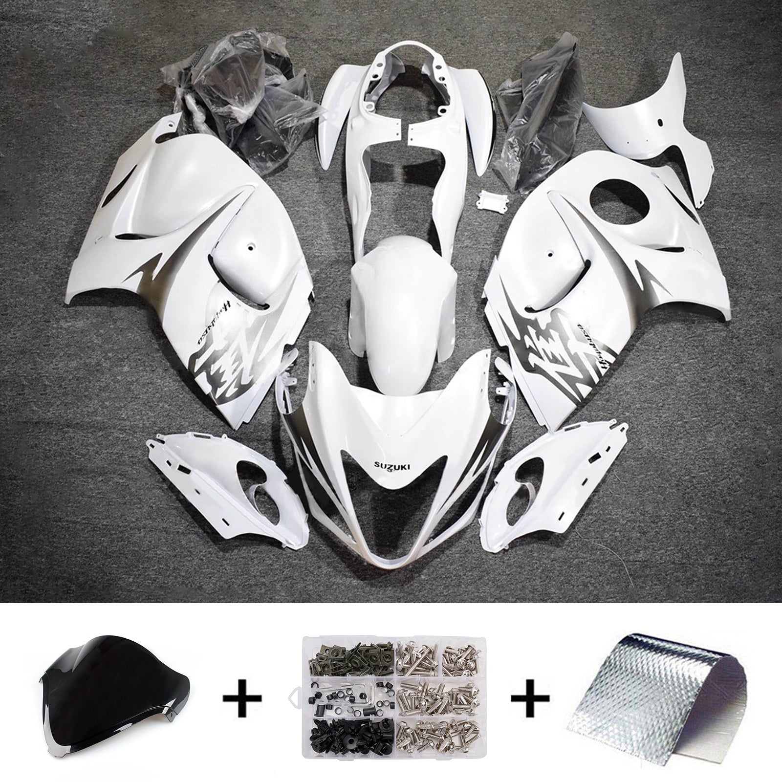 Injection Fairing Kit Bodywork Plastic ABS For Suzuki Hayabusa GSX1300R 2008-2020