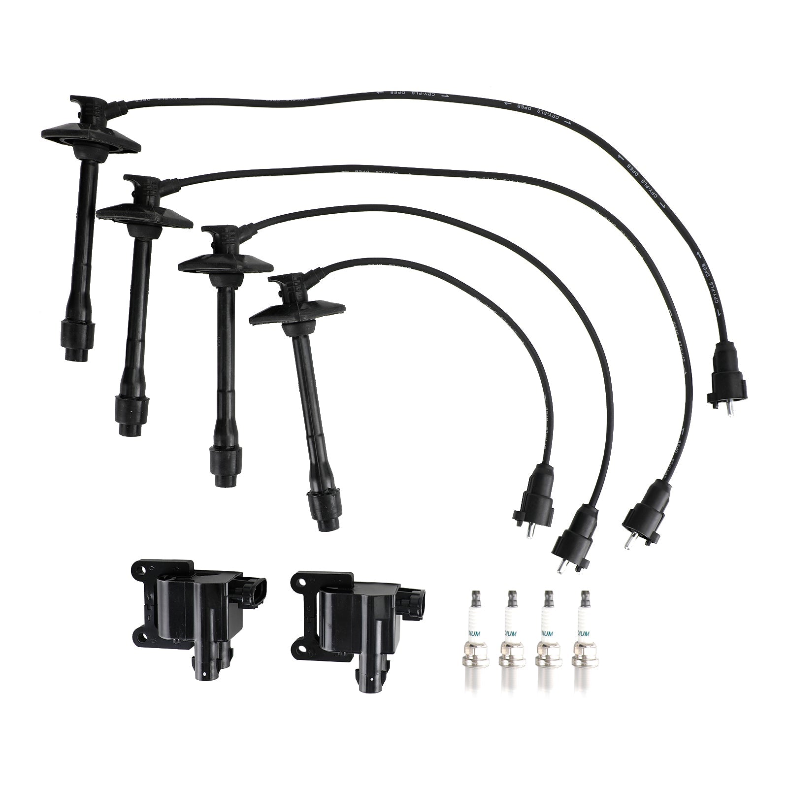 1997-2001 Toyota Camry RAV4 2.2L L4 Ignition Coil+Wire+Spark Plug Kit UF180 7805-3109-7808-3168A 90080-91110