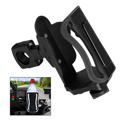 Cup Holder Beverage Water Bottle Cage Mount Handlebar 25mm For Motorbike Titanium Generic