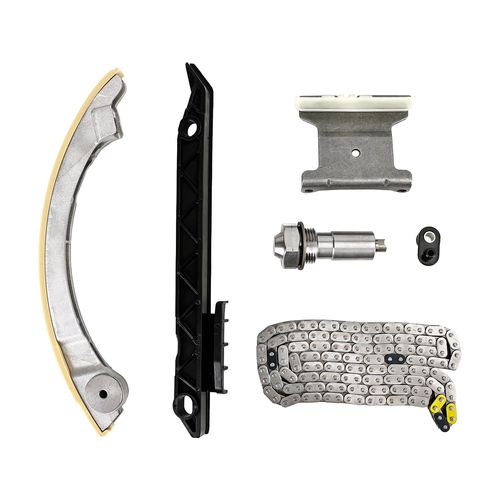 Engine Timing Chain Kit Tensioner Camshaft Adjuster for GM Equipment 12680750