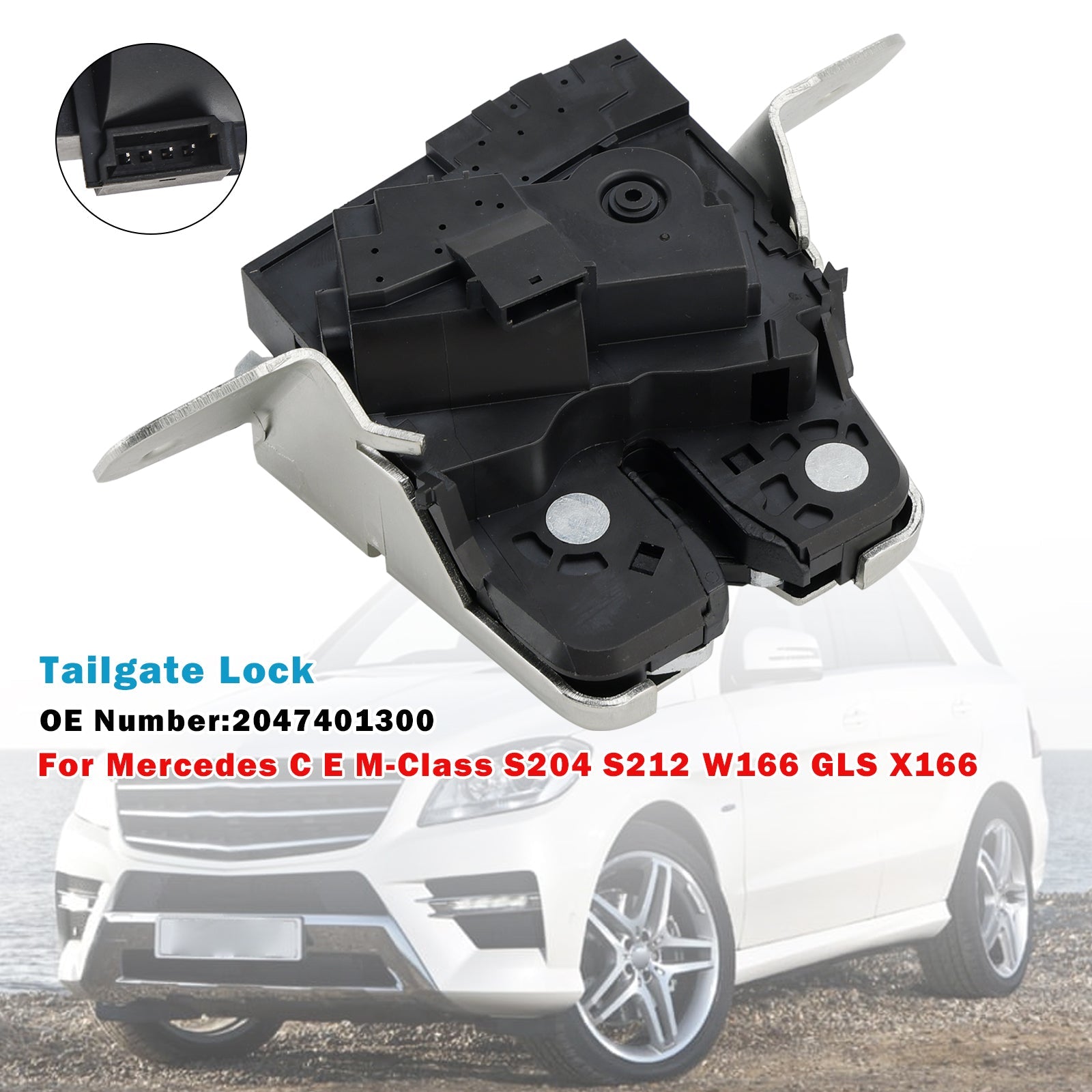 2012/10-2017/12 Mercedes BenzC LS Shooting Brake X218 CLS 63 AMG Tailgate Lock 2047401300+