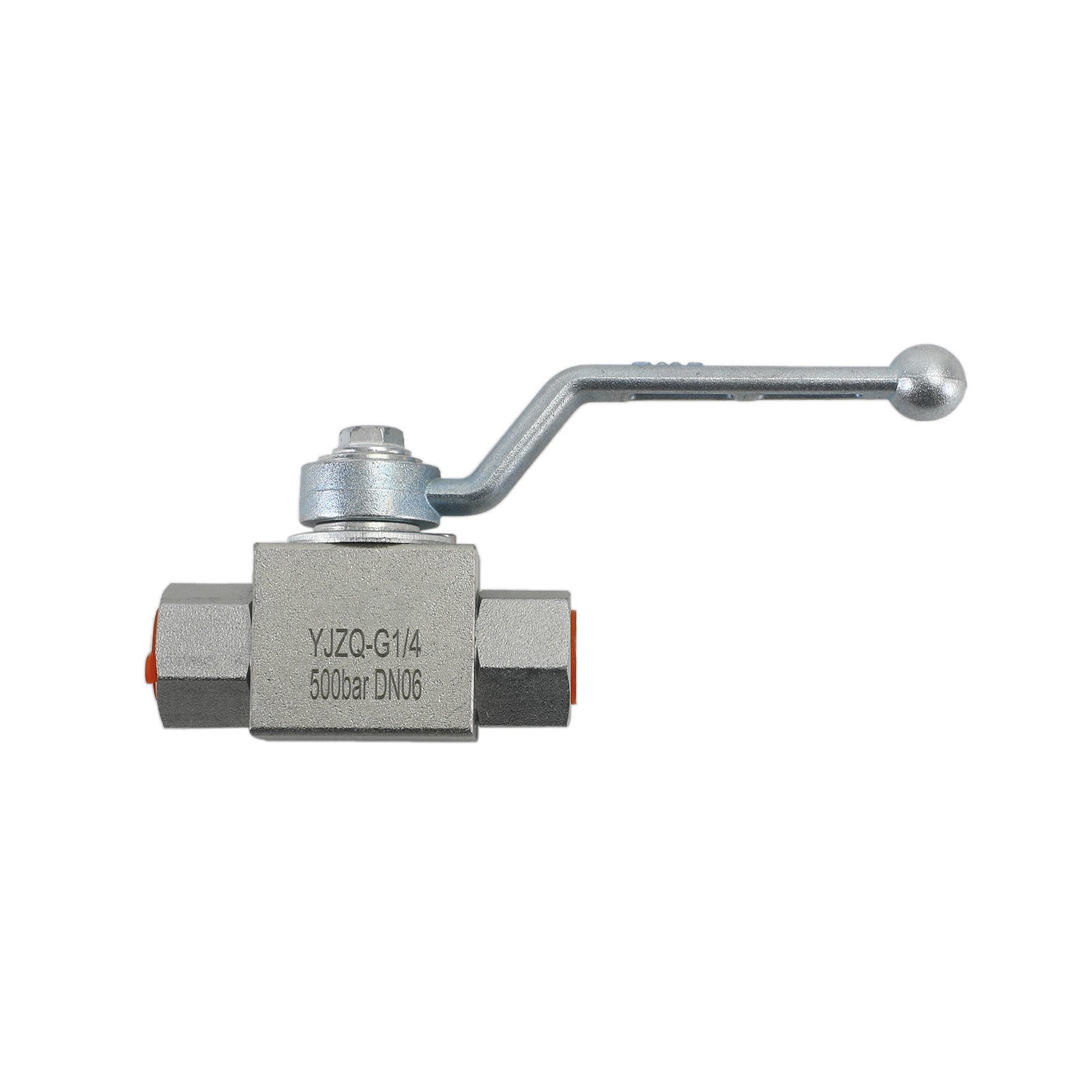 2 Way Hydraulic Ball Valve 1/4" NPT Female High Pressure Ball Valve, 1/4 DN06"
