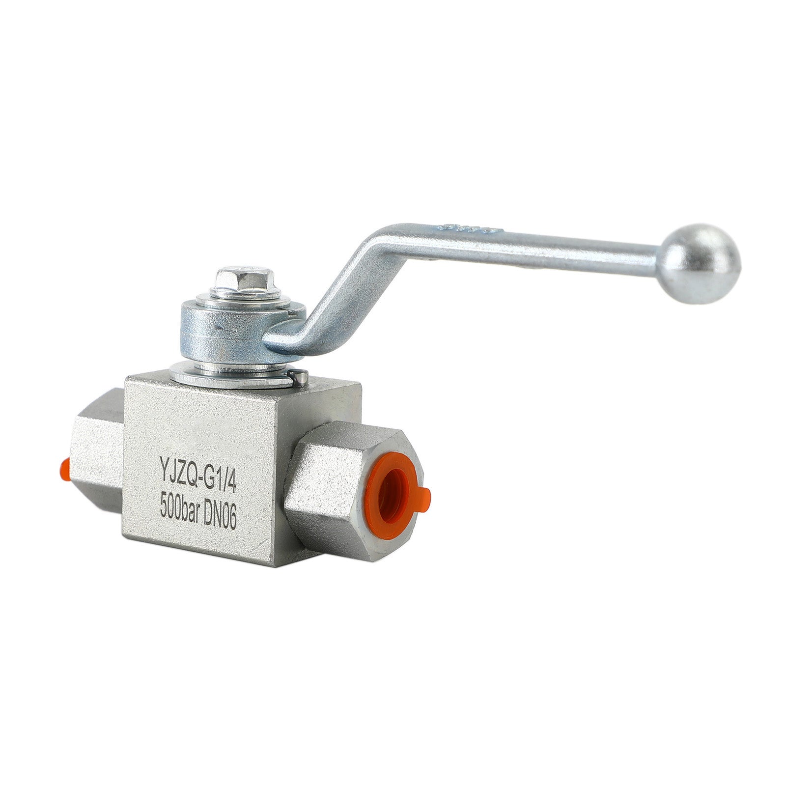 2 Way Hydraulic Ball Valve 1/4" NPT Female High Pressure Ball Valve, 1/4 DN06"