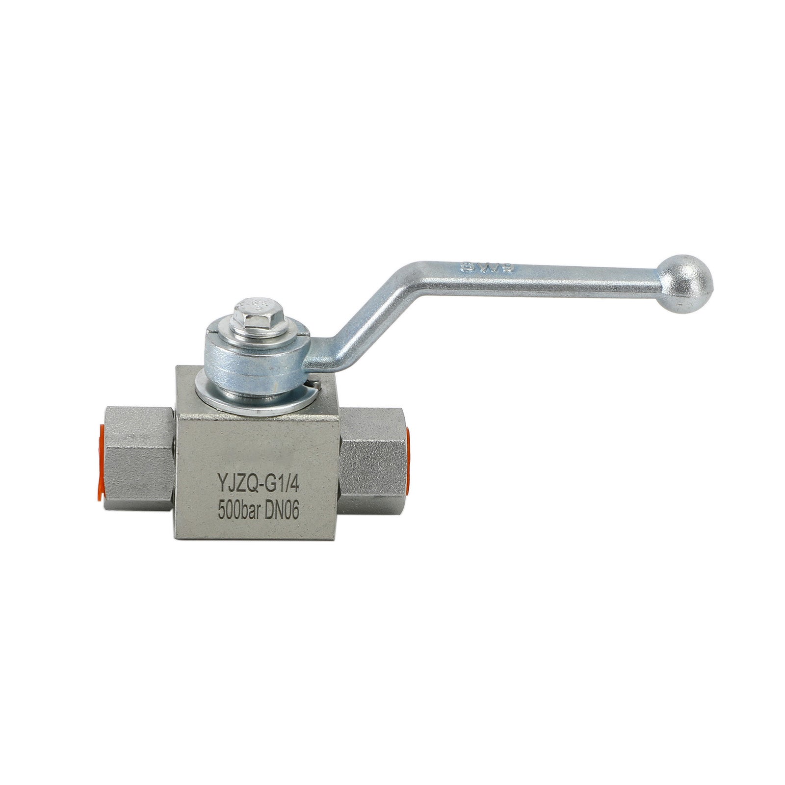 2 Way Hydraulic Ball Valve 1/4" NPT Female High Pressure Ball Valve, 1/4 DN06"