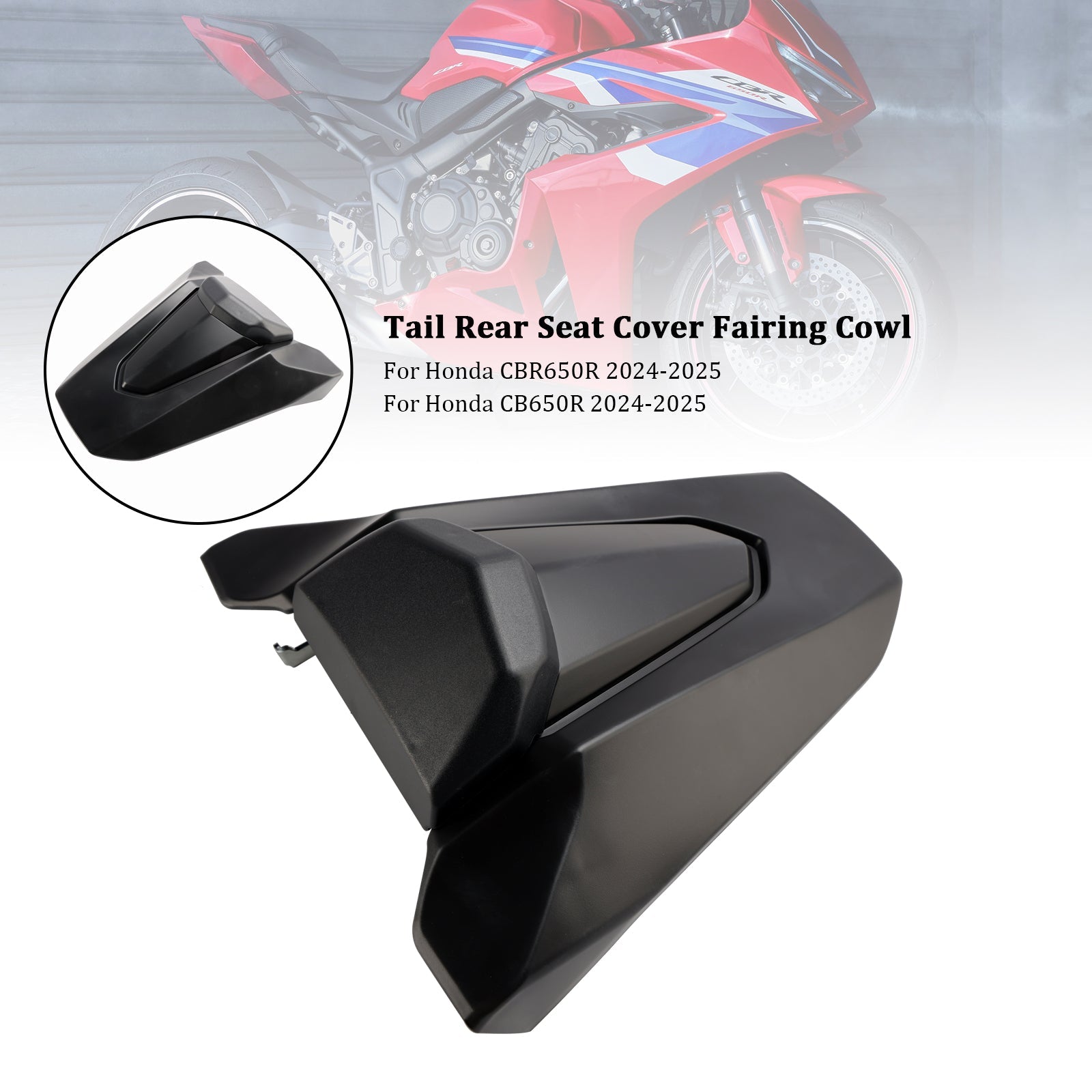 2024-2026 Honda CBR650R CB650R Rear Tail Seat Fairing Cover