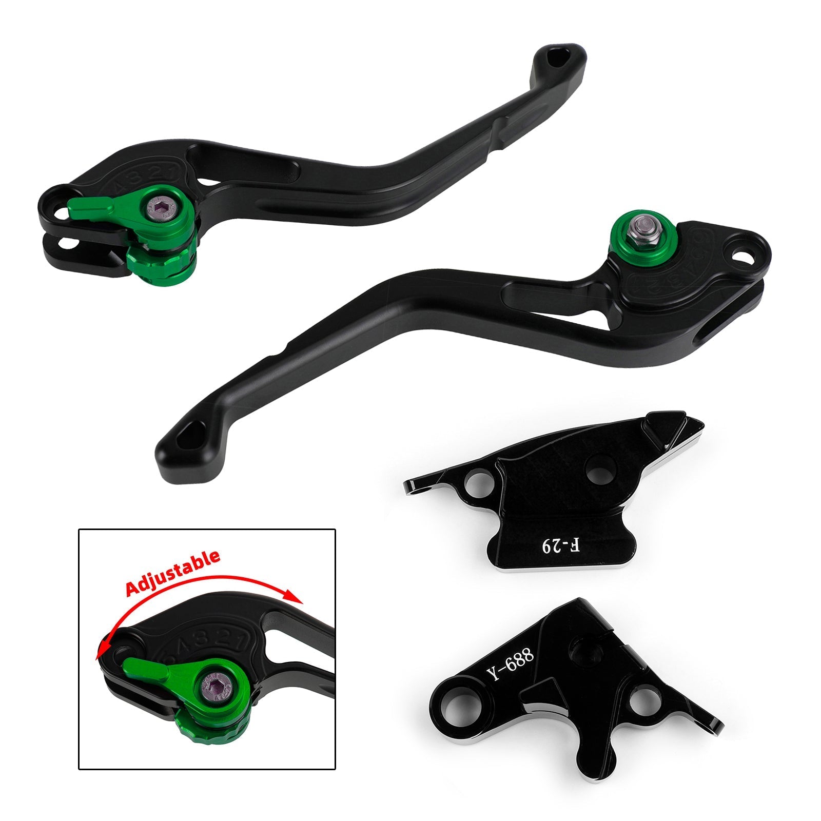 Honda CBR600RR 03-06 CBR954RR 02-2003 NEW Short Clutch Brake Lever