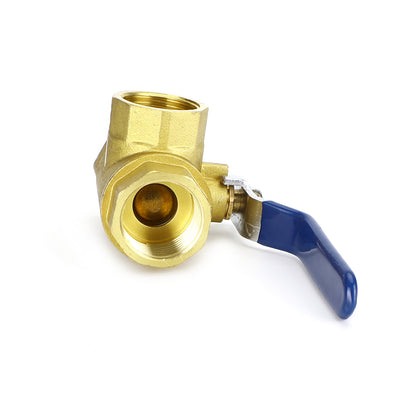 1" 3 Way Ball Valve Female L Port Vinly Insulation Handle 600 WOG DN25