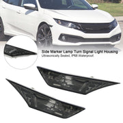 Side Marker Lamp Turn Signal Light Housing for Honda Civic 2016-2021 Smoked