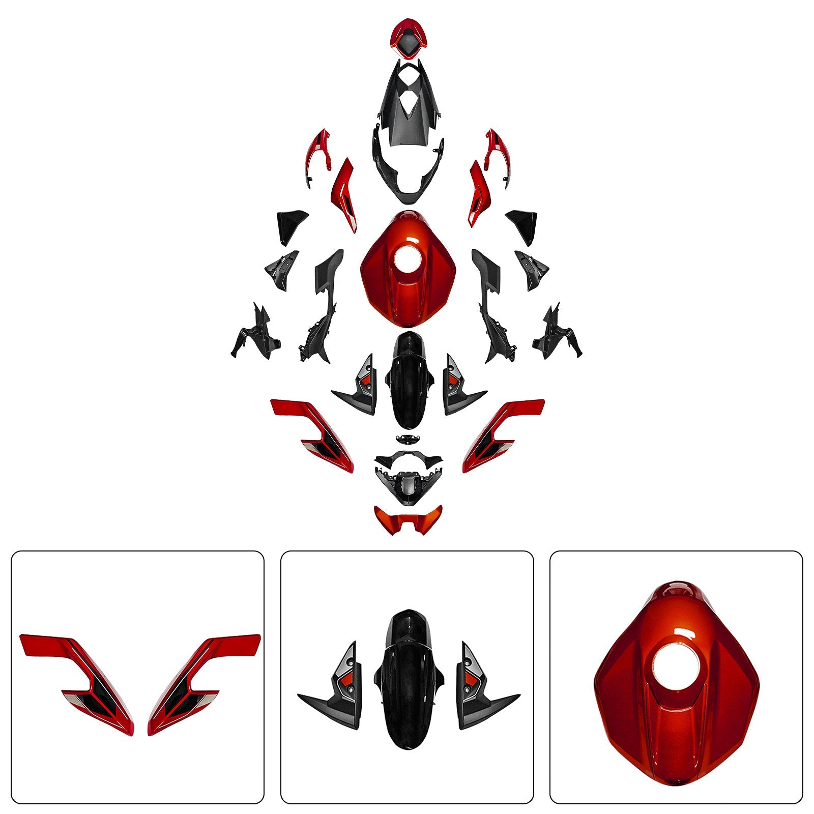 Injection Bodywork Fairing Kit for Street Triple 765 R/RS 2023-2025