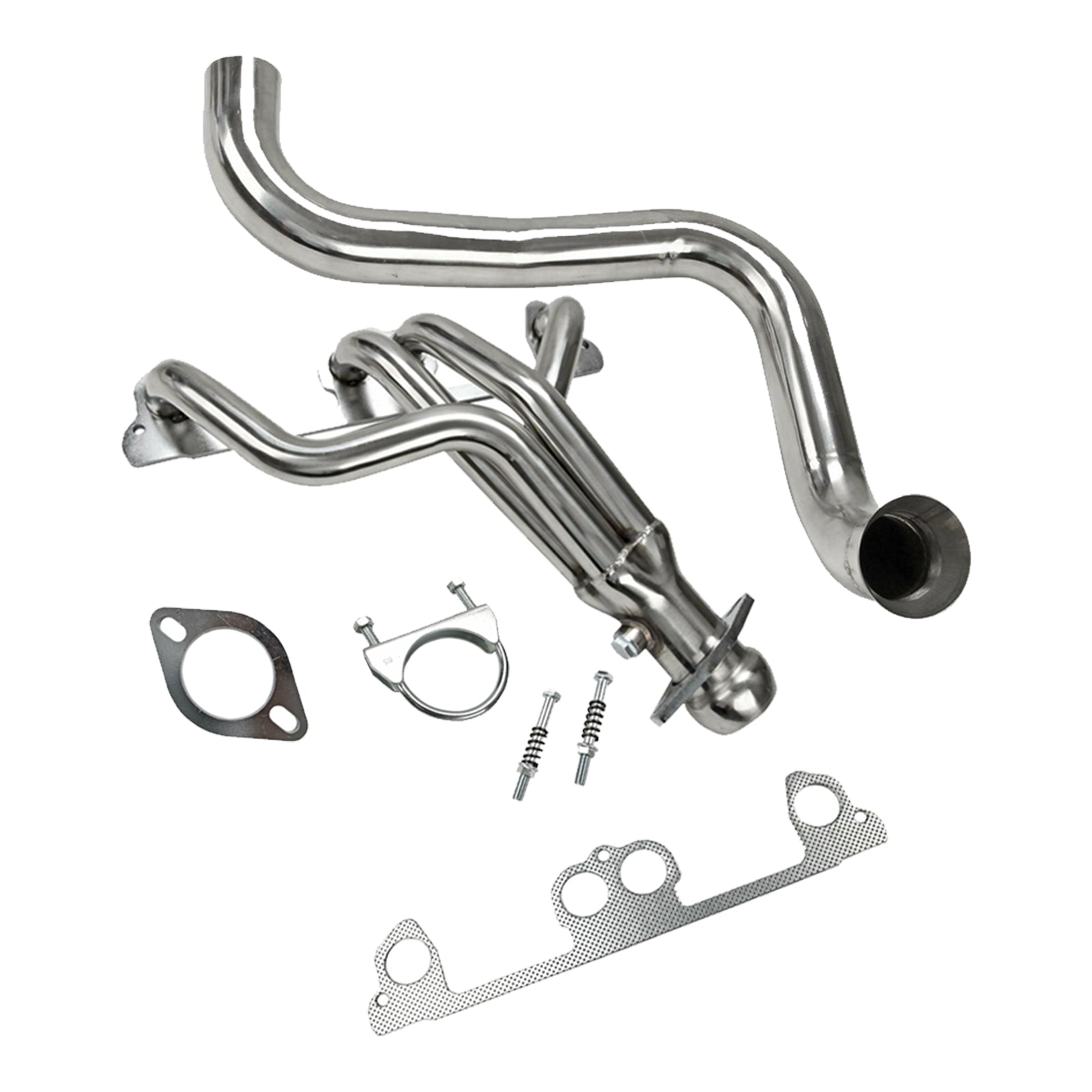 Stainless Steel Manifold Header Fit Jeep Wrangler TJ 1997-1999 2.5L L4