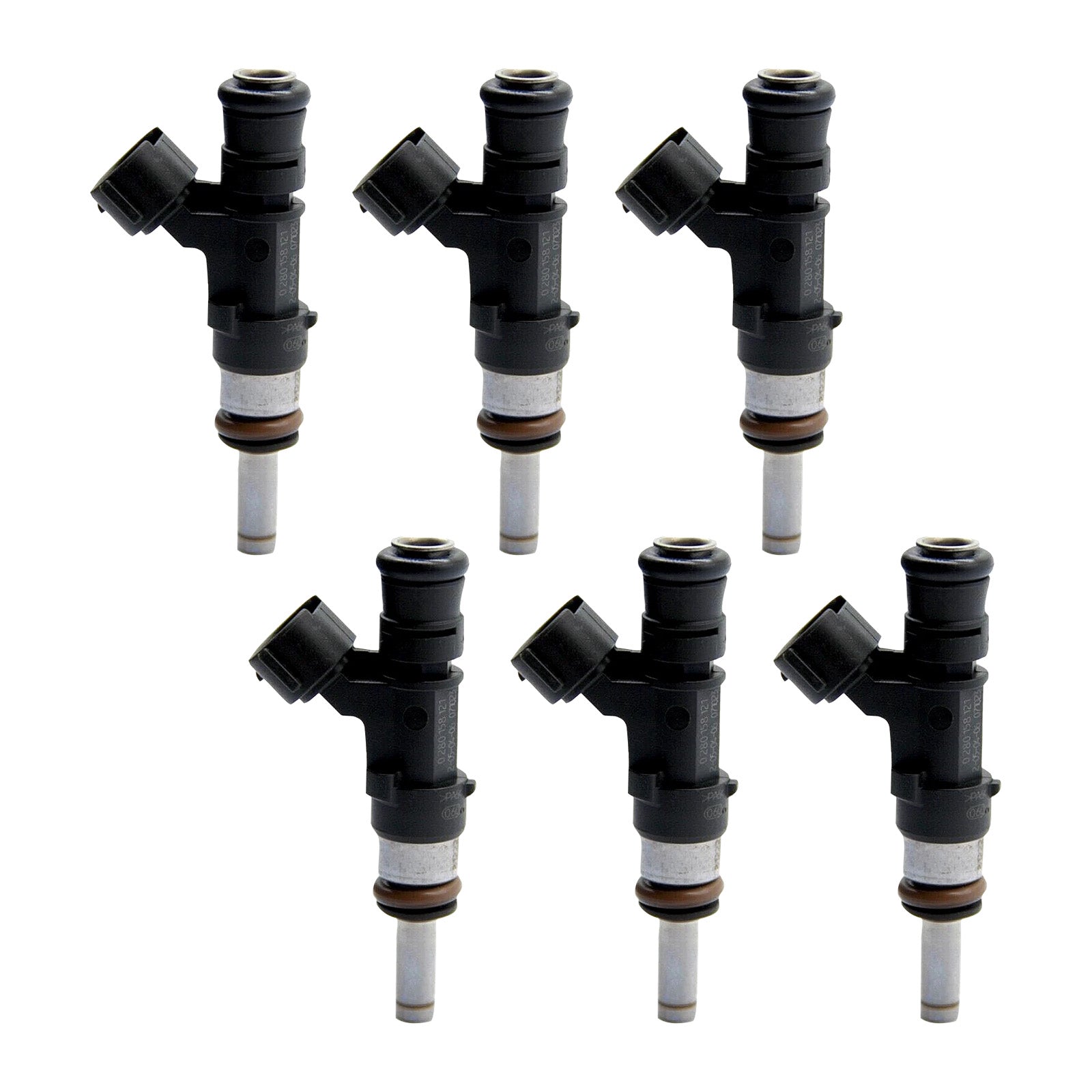 6Pcs Fuel Injector For Audi A3 Quattro 06-09 TT Quattro 08-09 0280158121