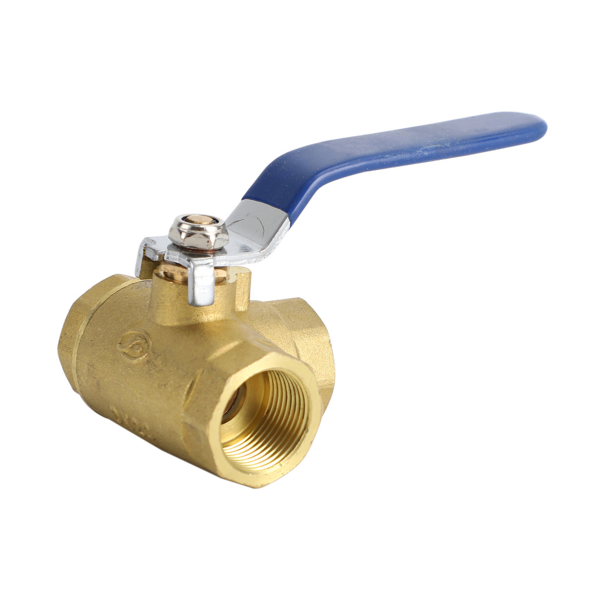 G3/4" 3 Way Ball Valve Three T Port Brass Female Type For Water Oil And Gas