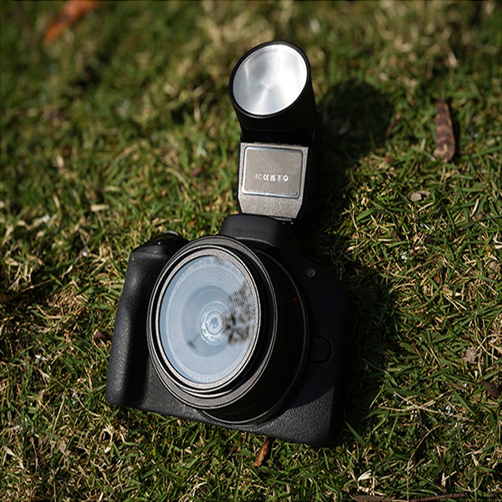 F02 Mini Flash Light Micro Single Camera Hot Shoe Portable Photography Fill Light