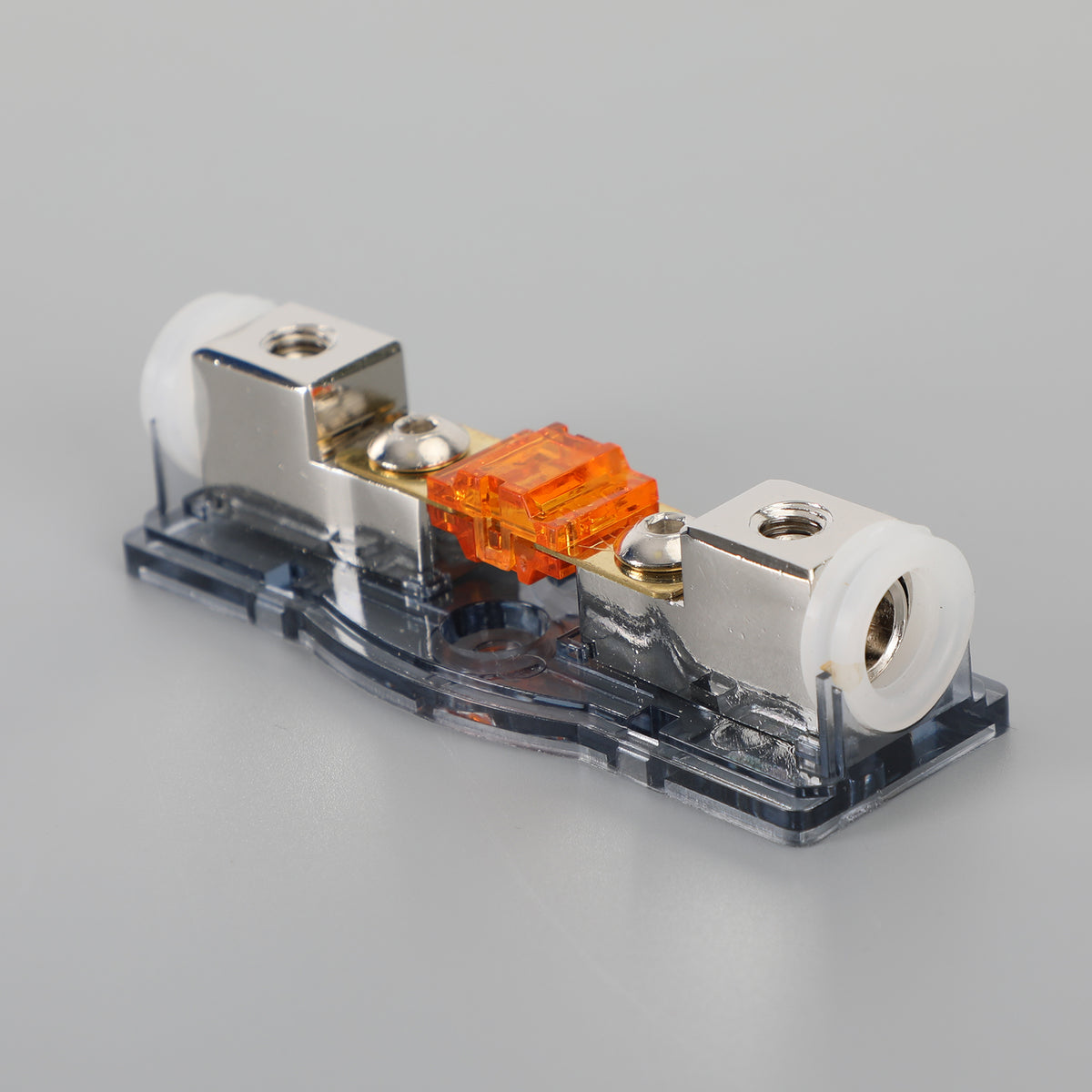 Car Audio 150 A Inline Mini ANL Fuse Holder Block 4/8 GA IN 4/8 GA OUT with Fuse