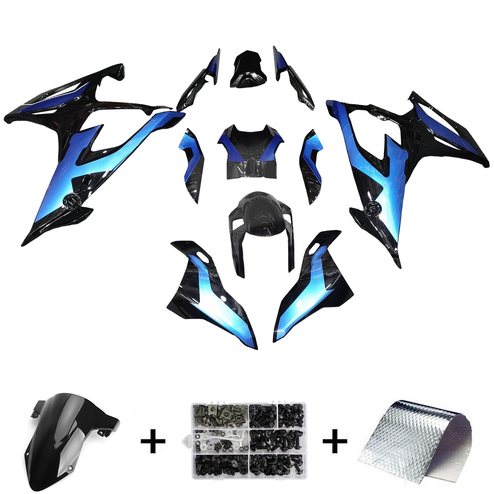 2019-2022 BMW M1000RR S1000RR Injection Fairing Kit Bodywork Plastic ABS
