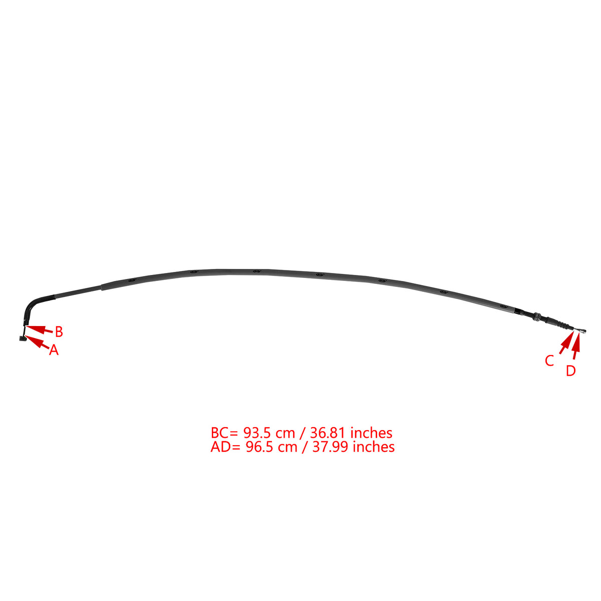 Motorcycle Clutch Cable Replacement fit for Kawasaki NINJA 400 2018-2020