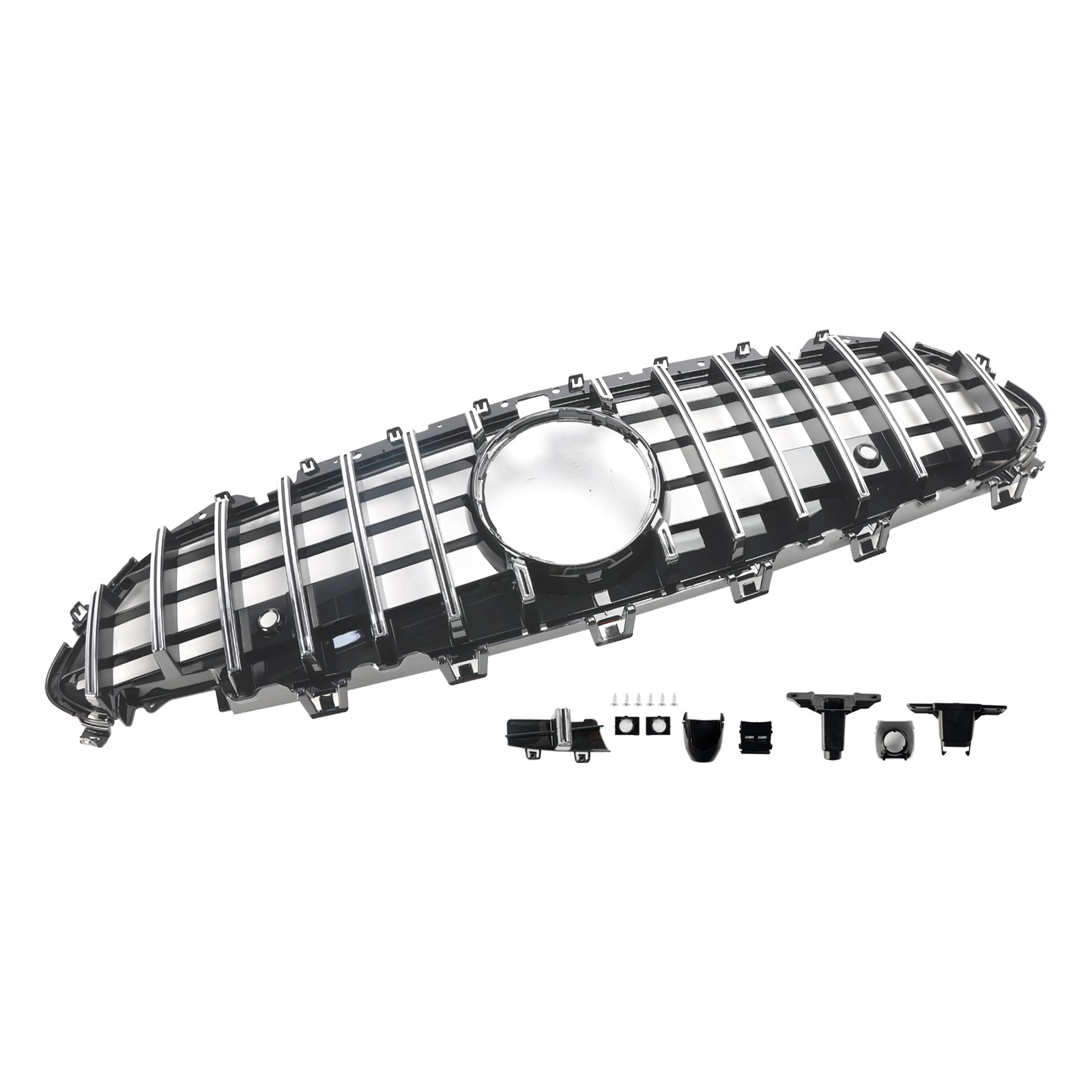 2018 2019 2020 2021 2022 2023 2024 Mercedes CLS C257 W257 Coupe Chrome Front Bumper Grille Grill