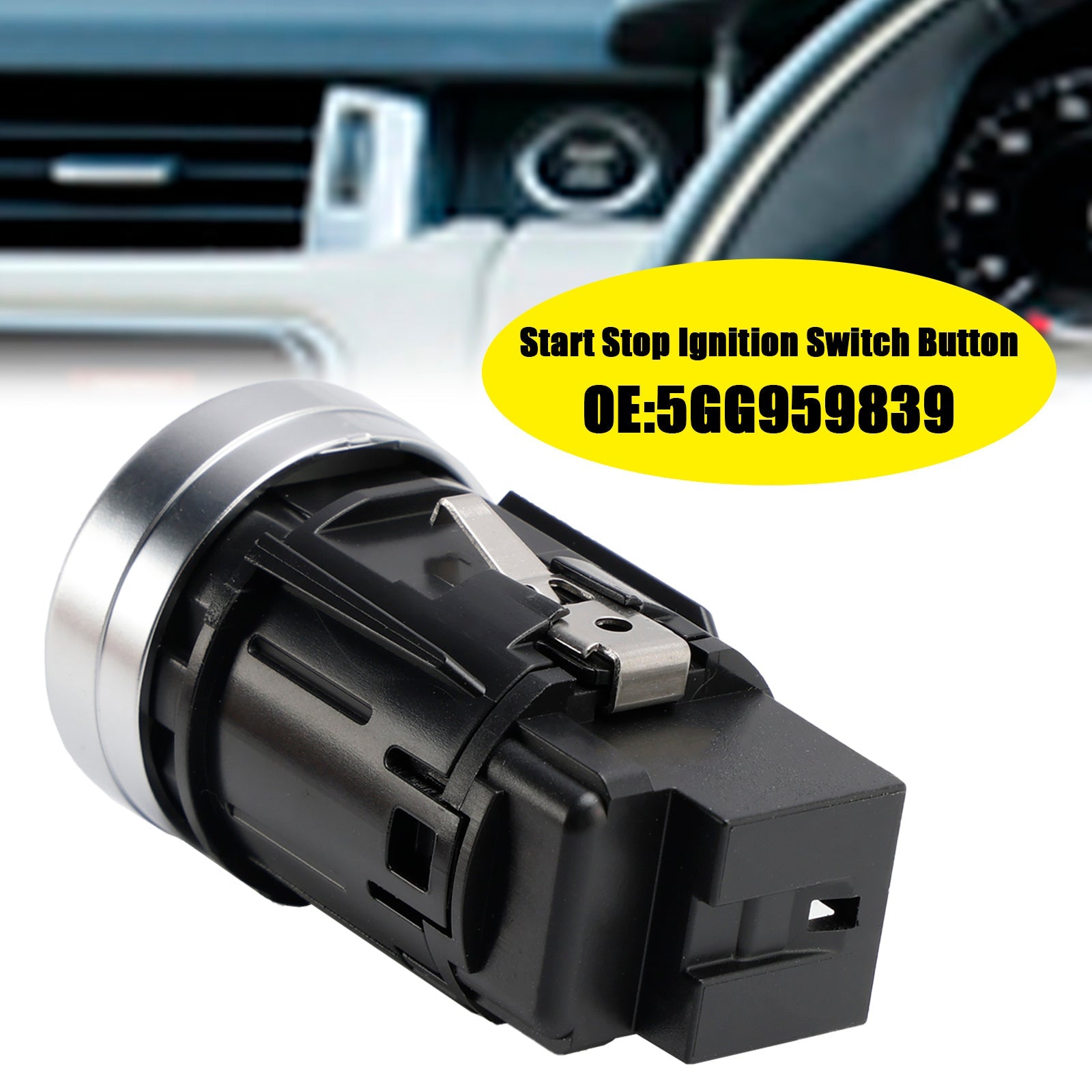 2013-2017 VW Volkswagen Golf & GTI & e-Golf & Golf Sportwagen Start Stop Ignition Switch Button 5GG959839 for