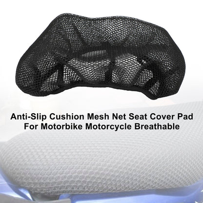 Universal Heat-Resistant Net Seat Mesh Cover For Motorcycle Scooter Motorbike XXXL