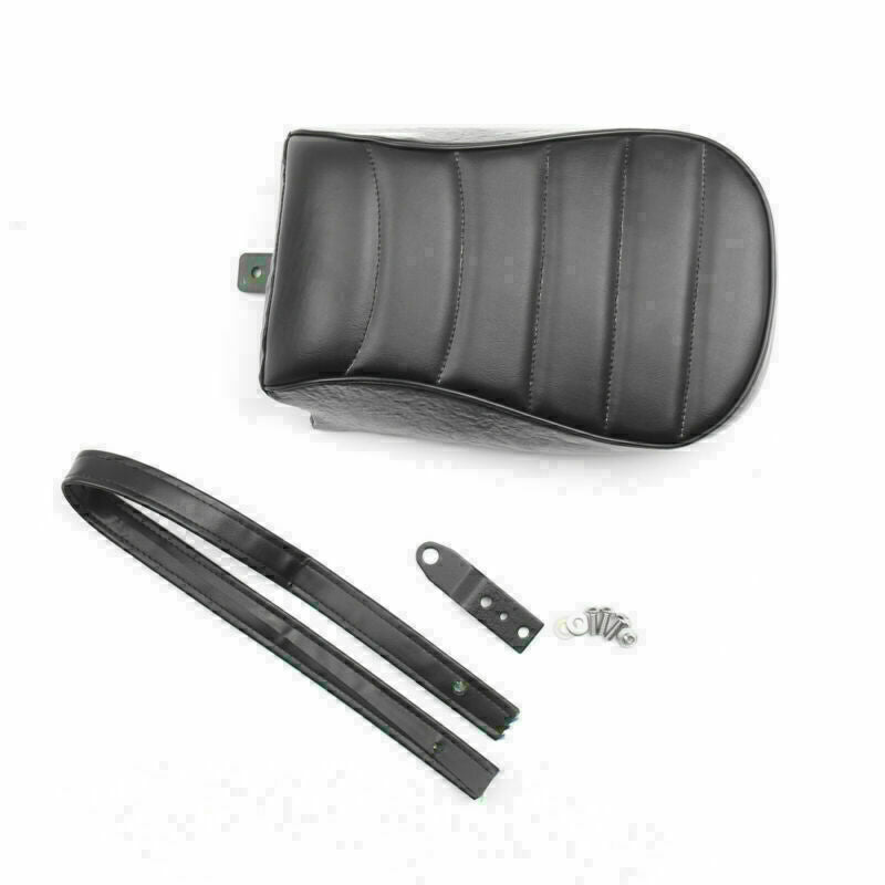 16-18 XL883N 883 Black S3 Leather Rear Seat Sportster Passenger Iron Fit Pad