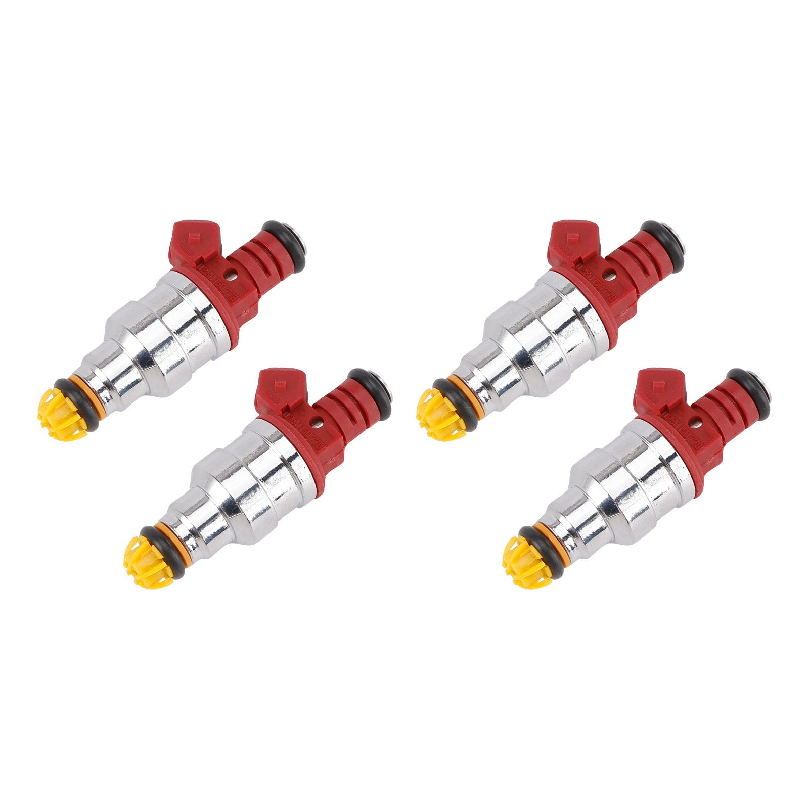 4Pcs Fuel Injector For Hyundai Excel 1990-1994 Scoupe 1991-1992 0280150788
