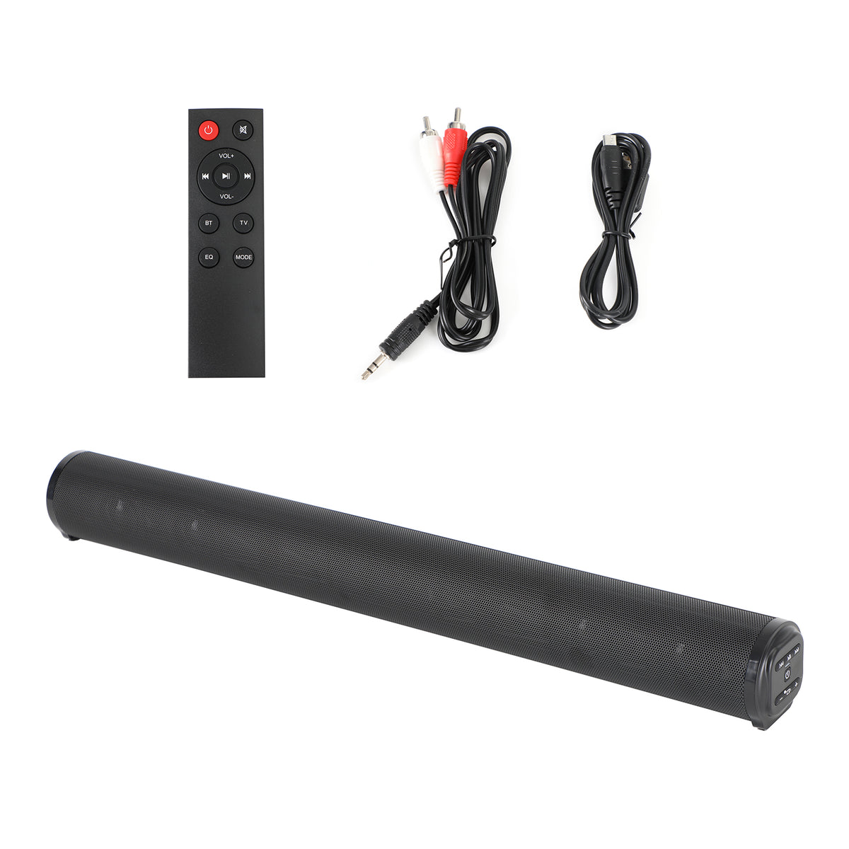 Bluetooth 5.0 Home TV Sound Bar 4 Speaker System Wireless Subwoofer 3D Surround