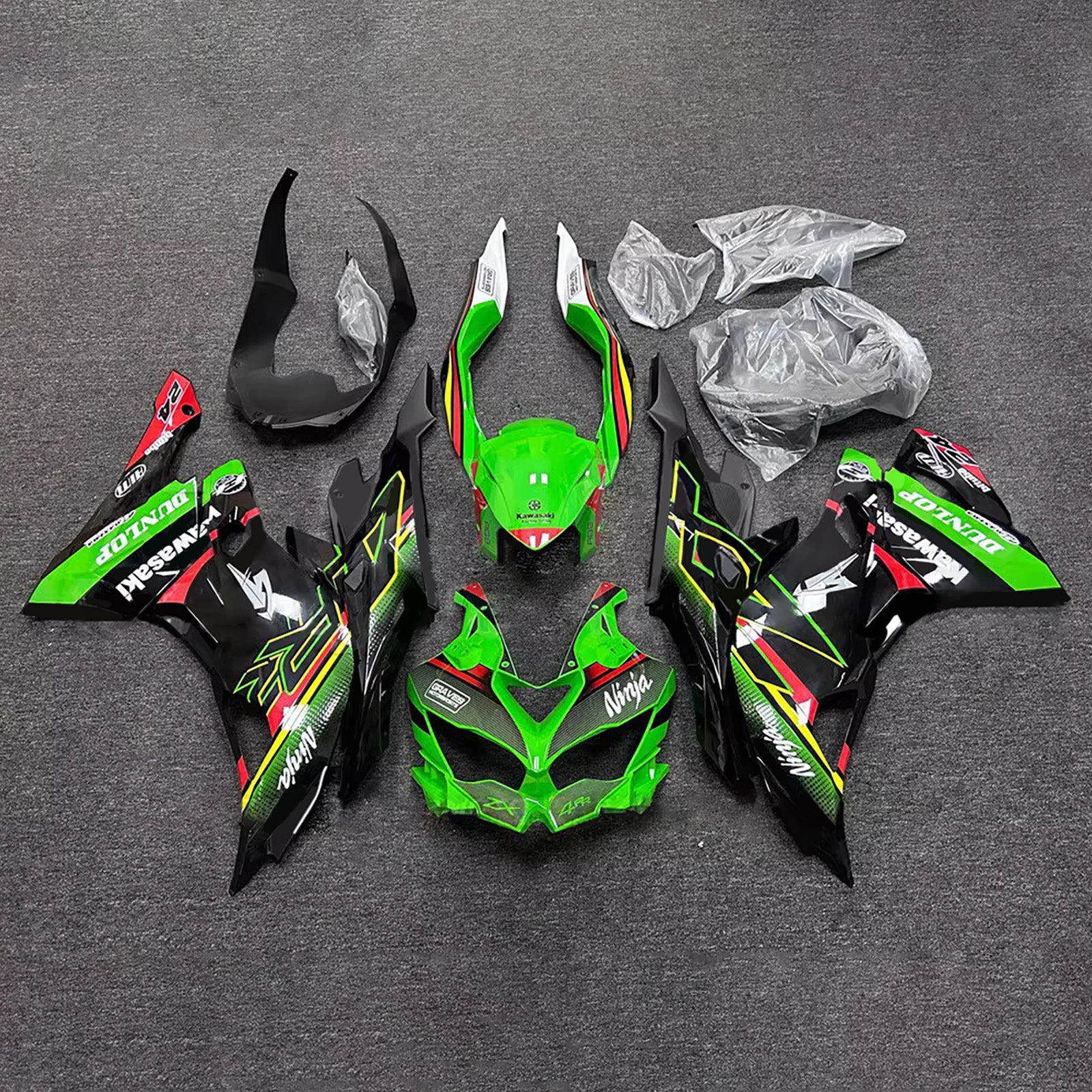 Injection Fairing Kit fit For Kawasaki Ninja ZX-25R ZX-4R ZX-4RR 2019-2025