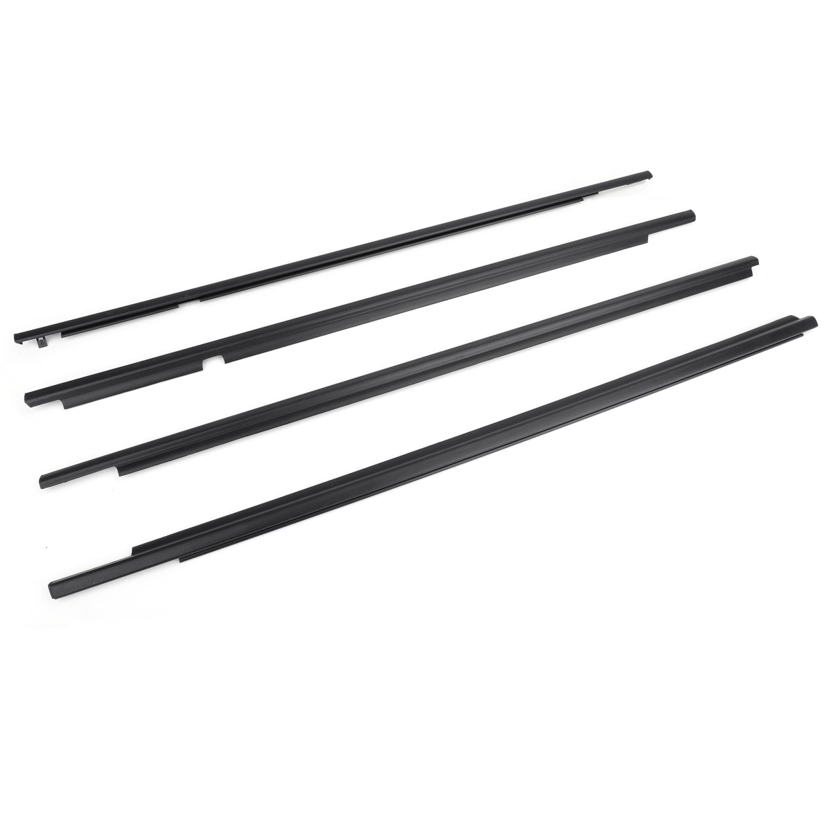 4PCS 75722-60080 Weatherstrip Window Belt Moulding Fits For LEXUS GX470 2003-2009