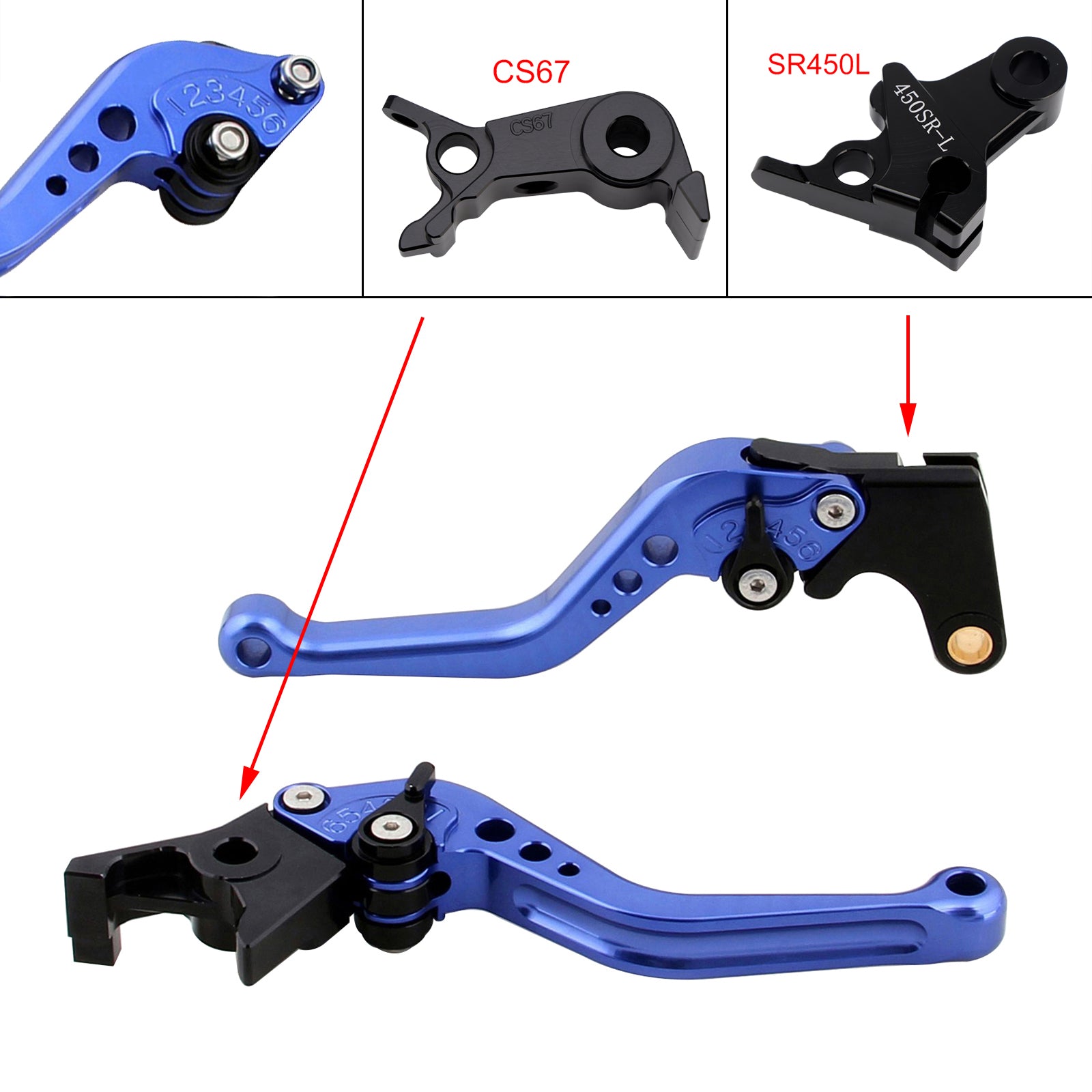 NEW Short Clutch Brake Lever fit for VOGE DS900X 900DSX 2024-2026