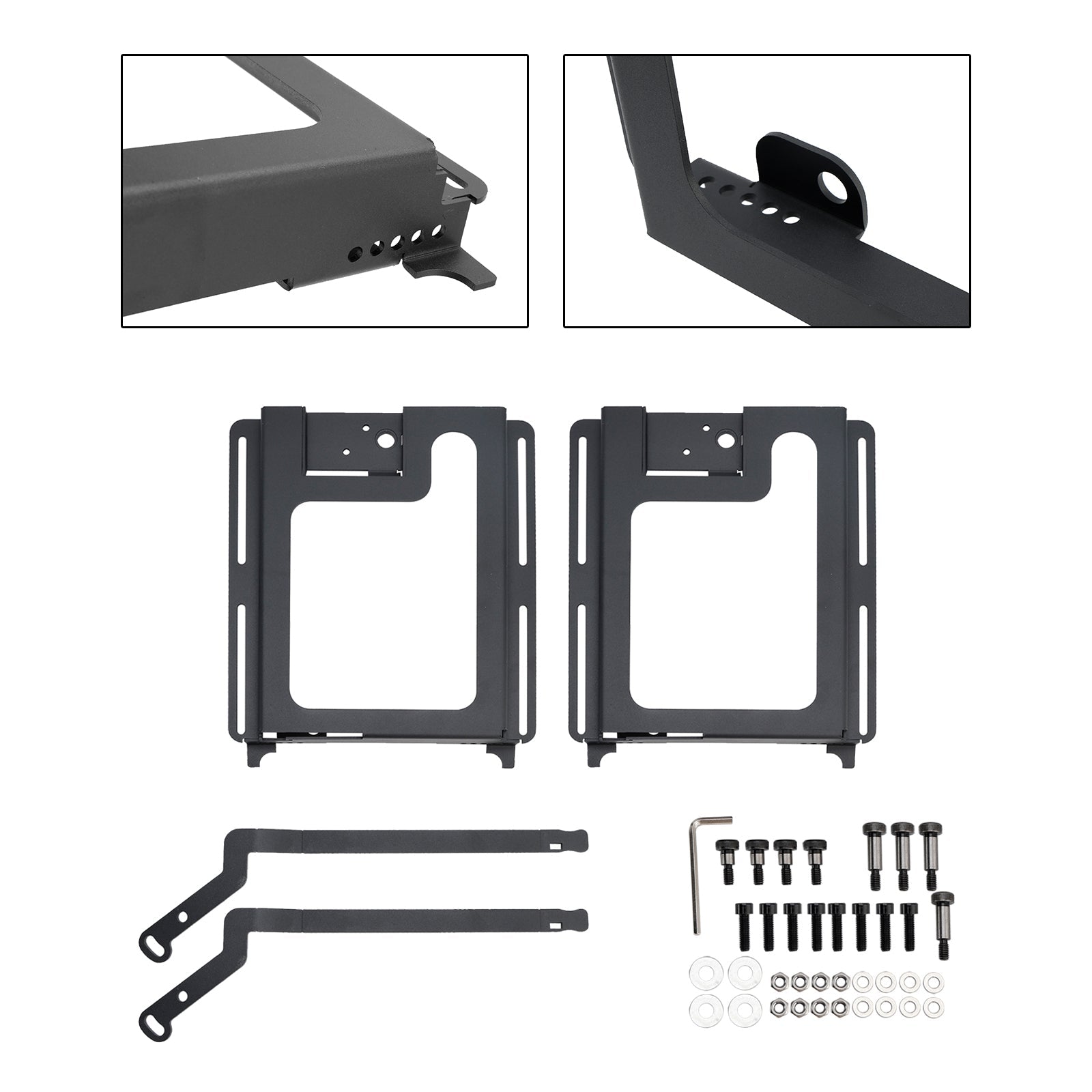 2X Lower Recline Seat Bases Set Fits For Polaris Rzr 800/900 1000 Xp Turbo Rs1