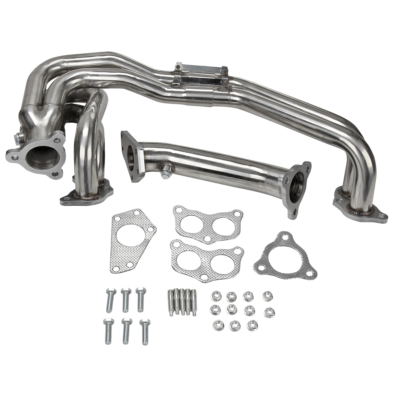Exhaust Header Fit Impreza WRX/STI GDB GG EJ20/EJ25 02-06 Stainless Steel