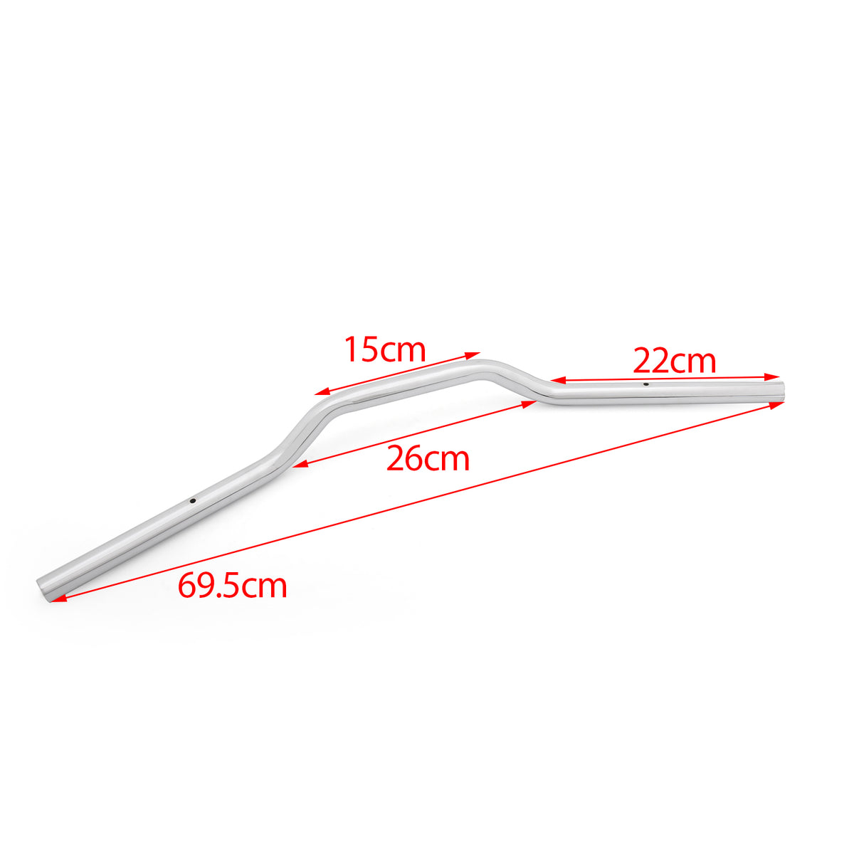 Universal 7/8" 22Mm Motorcycle Drag Bars Handlebar Chrome For Kawasaki Ninja Zx