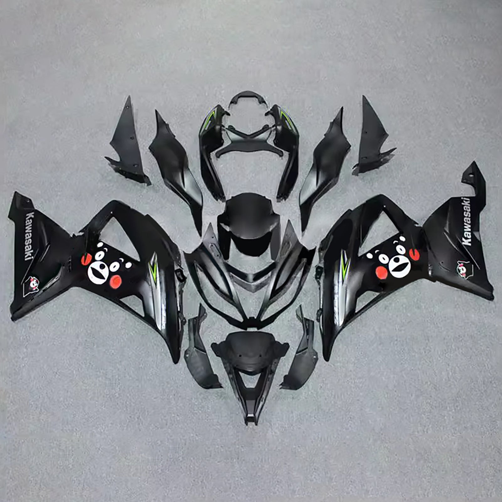 Injection Fairing Kit Bodywork Plastic ABS fit For Kawasaki ZX6R 636 2013-2018