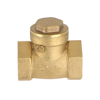 1/2" 3/4" 1" 2" Female Thread Brass Horizontal DN15 Non-Return Swing Check Valve, 3/4"