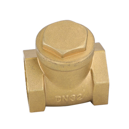 1/2" 3/4" 1" 2" Female Thread Brass Horizontal DN15 Non-Return Swing Check Valve, 1-1/4"