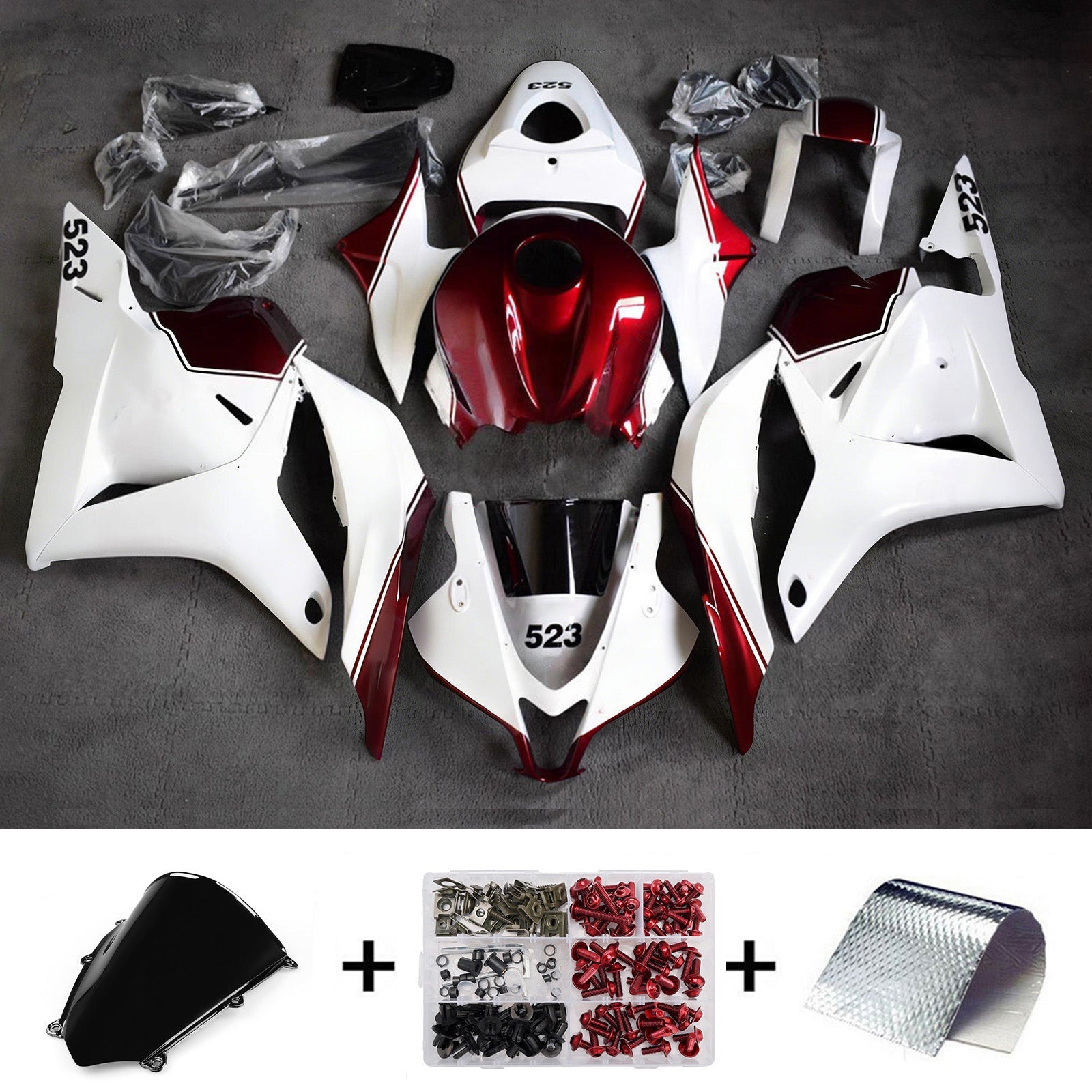 Injection Fairing Kit Bodywork Plastic ABS For Honda CBR600RR 2009-2012 F5