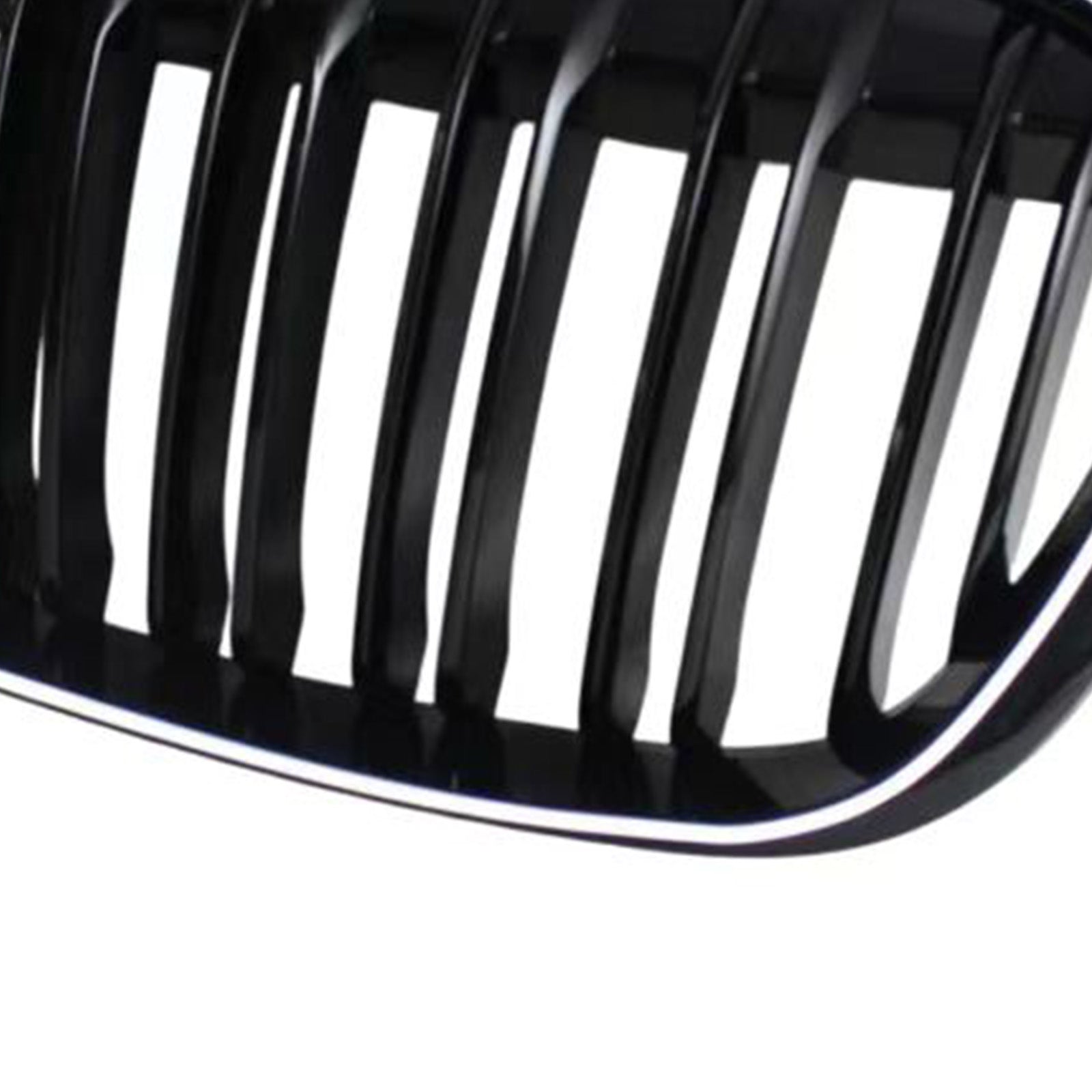 2016-2019 Fit BMW X1 F48 F49 Gloss Black Front Kidney Grill Grille Dual Line