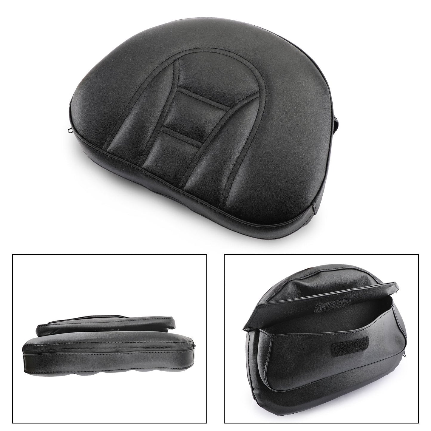 97-17 Road King Street Glide Driver Backrest Cushion Pad Black