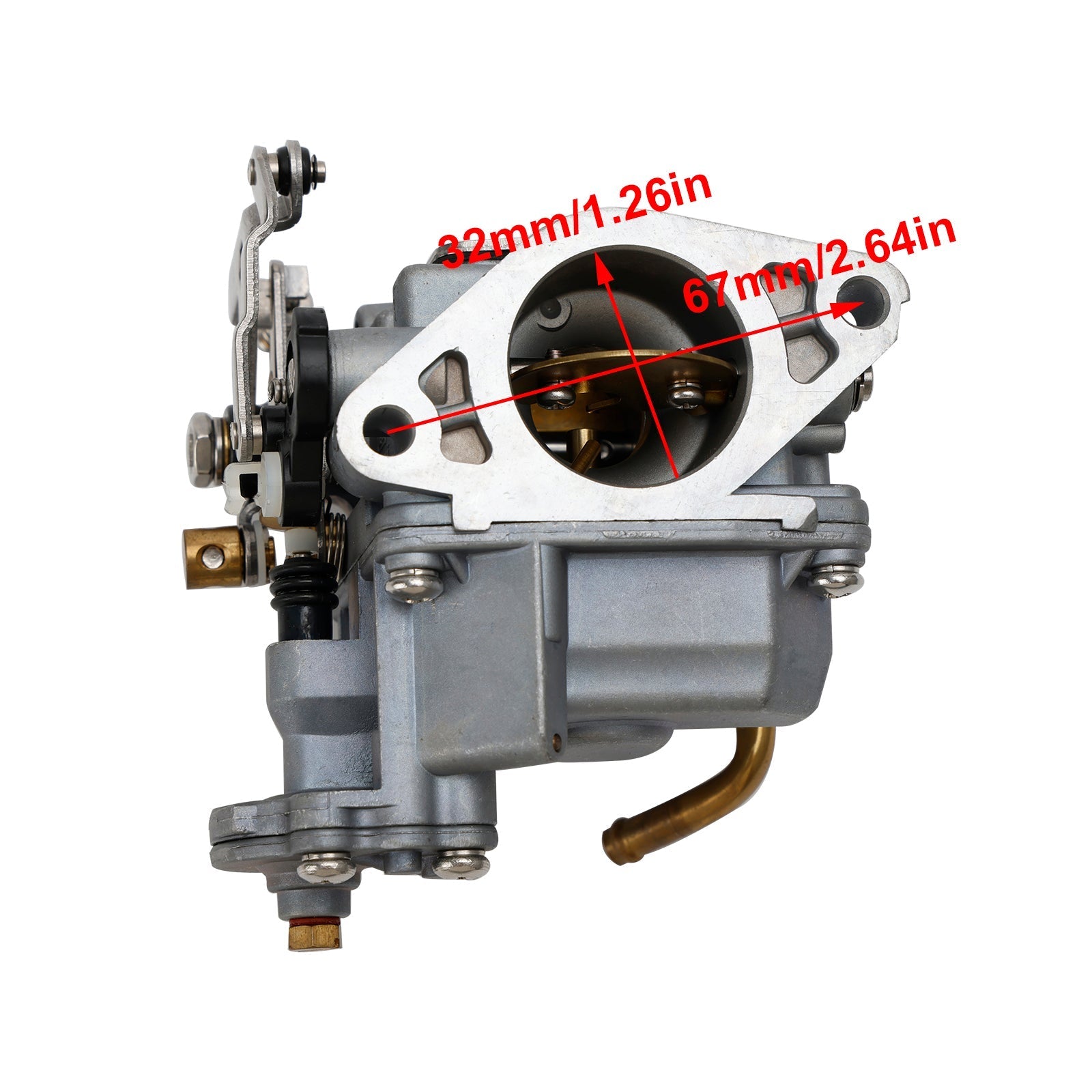 Carburetor Carb fit for Tohatsu Mercury 4 Stroke 9.8HP Outboard 3DP-03100-2 3V2-03100-3