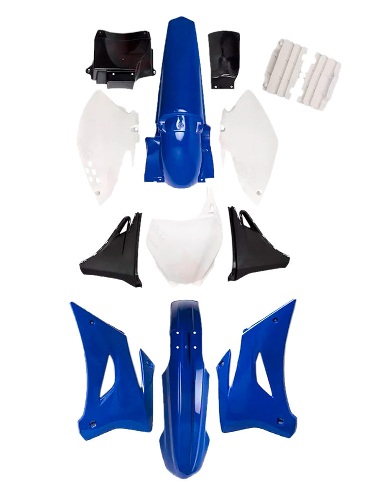 Yamaha YZF250 TTR250 YZ250 Body Plastic Kit Front Rear Fender Fairing