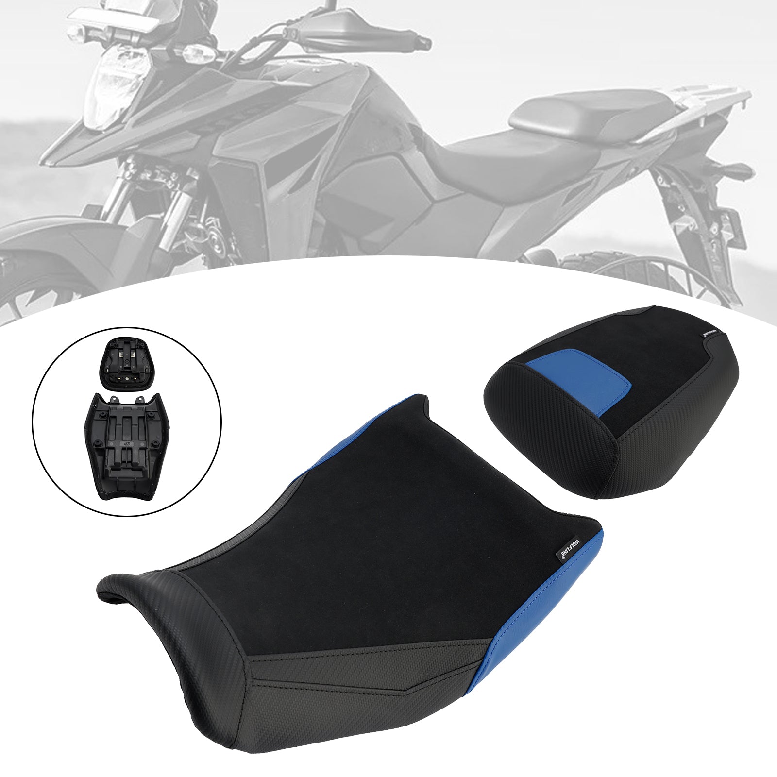 2024-2025 For Suzuki V-Strom250Sx Front&Rear Raider Passenger Lower Kit Blue