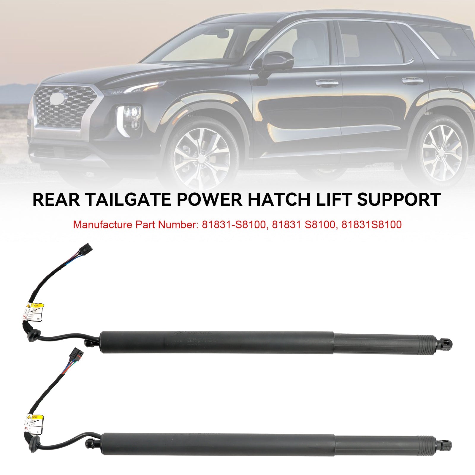 2020-2022 Hyundai Palisade 2PCS Power Liftgates Lift Support 81831-S8100