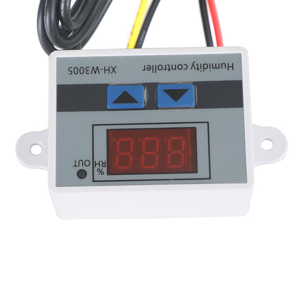 XH-W3005 12V 24V 110-220V Digital Humidity Controller Hygrometer Switch, 12V 120W