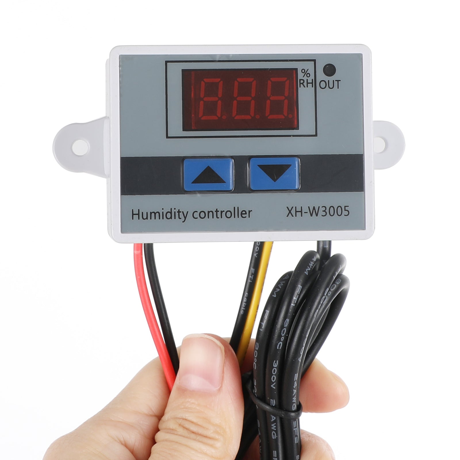 XH-W3005 12V 24V 110-220V Digital Humidity Controller Hygrometer Switch, 110V-220V 1500W