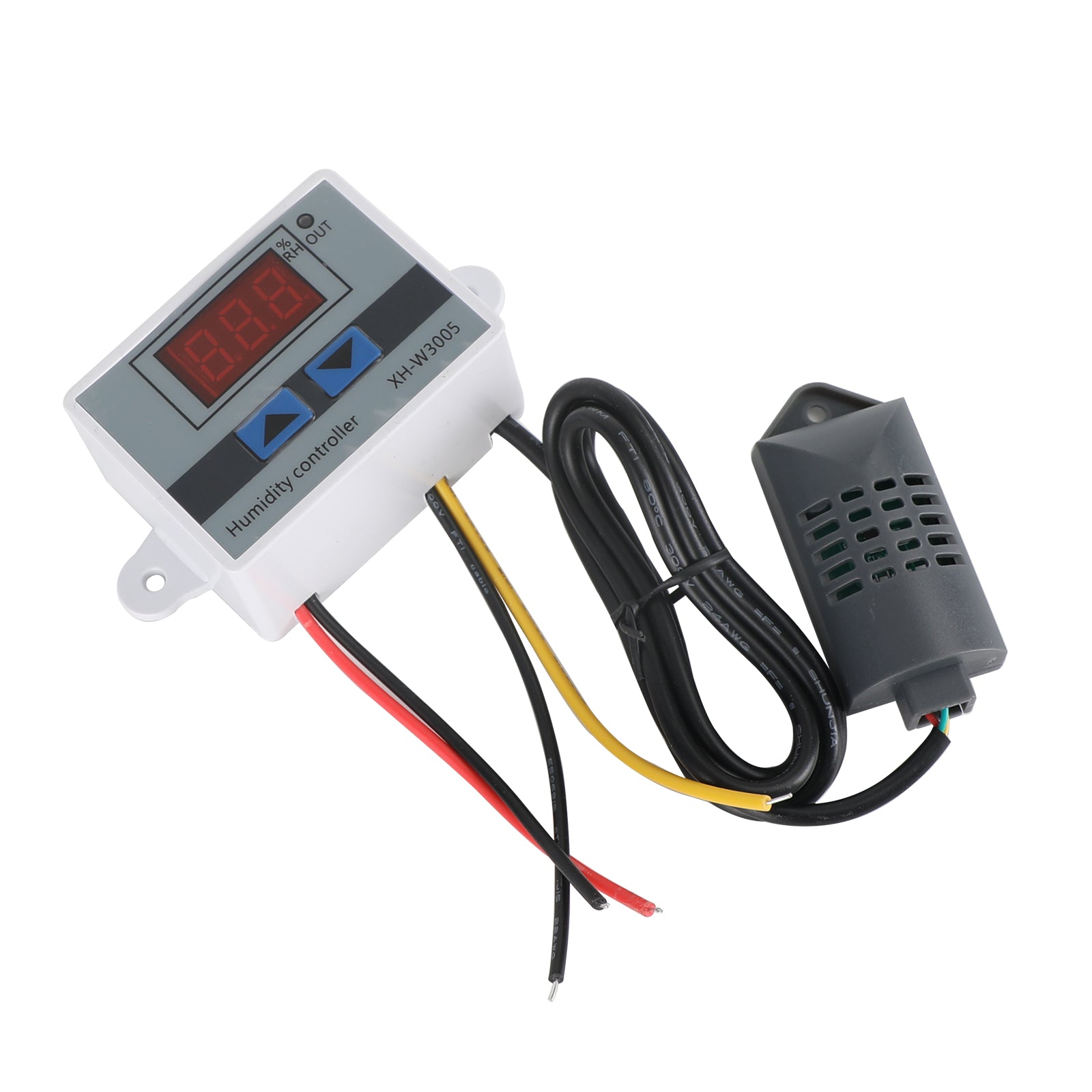 XH-W3005 12V 24V 110-220V Digital Humidity Controller Hygrometer Switch, 110V-220V 1500W