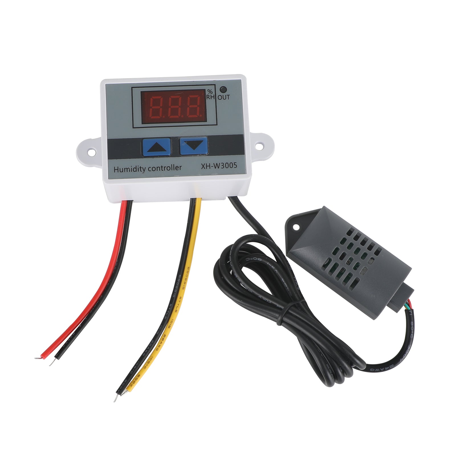 XH-W3005 12V 24V 110-220V Digital Humidity Controller Hygrometer Switch, 12V 120W