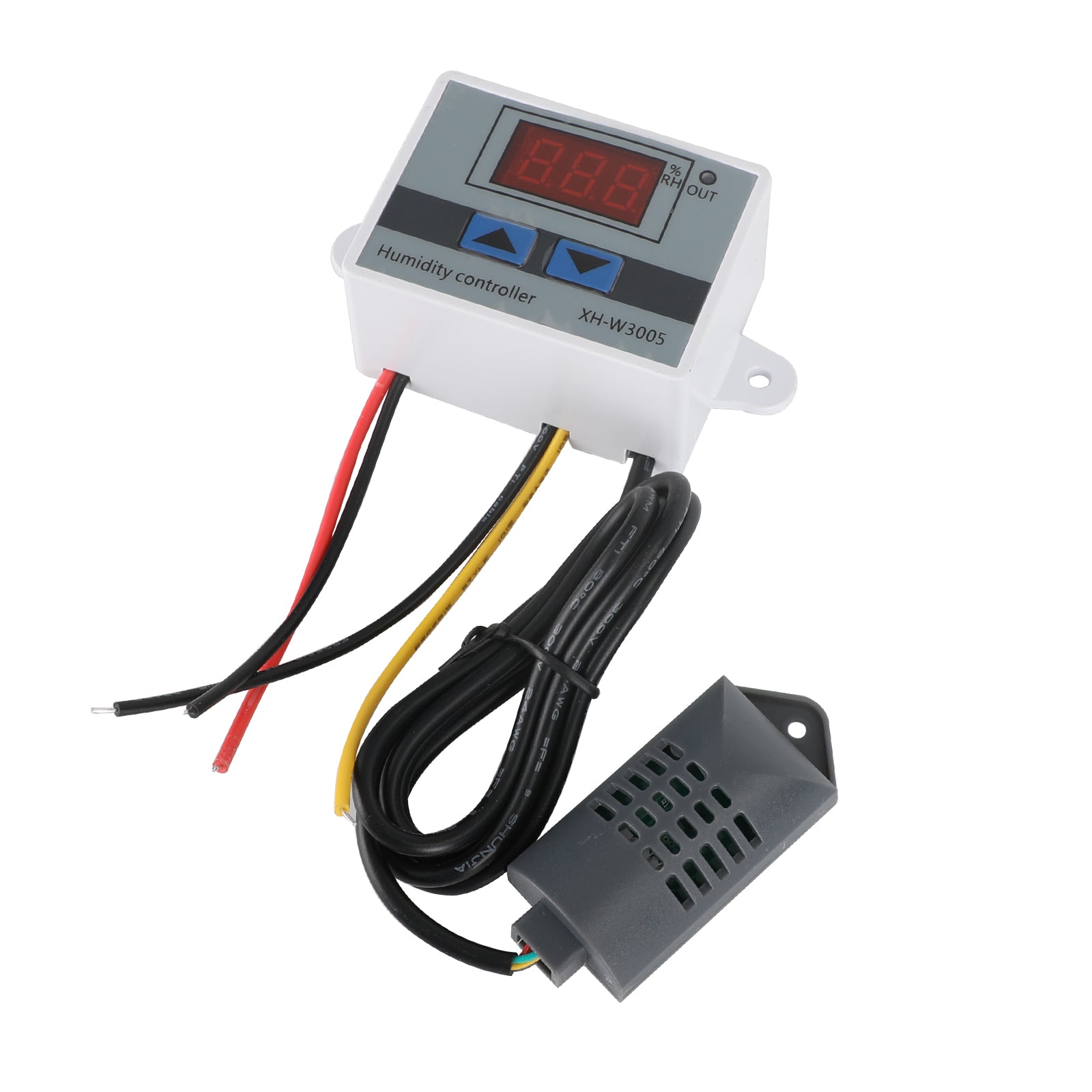 XH-W3005 12V 24V 110-220V Digital Humidity Controller Hygrometer Switch, 12V 120W