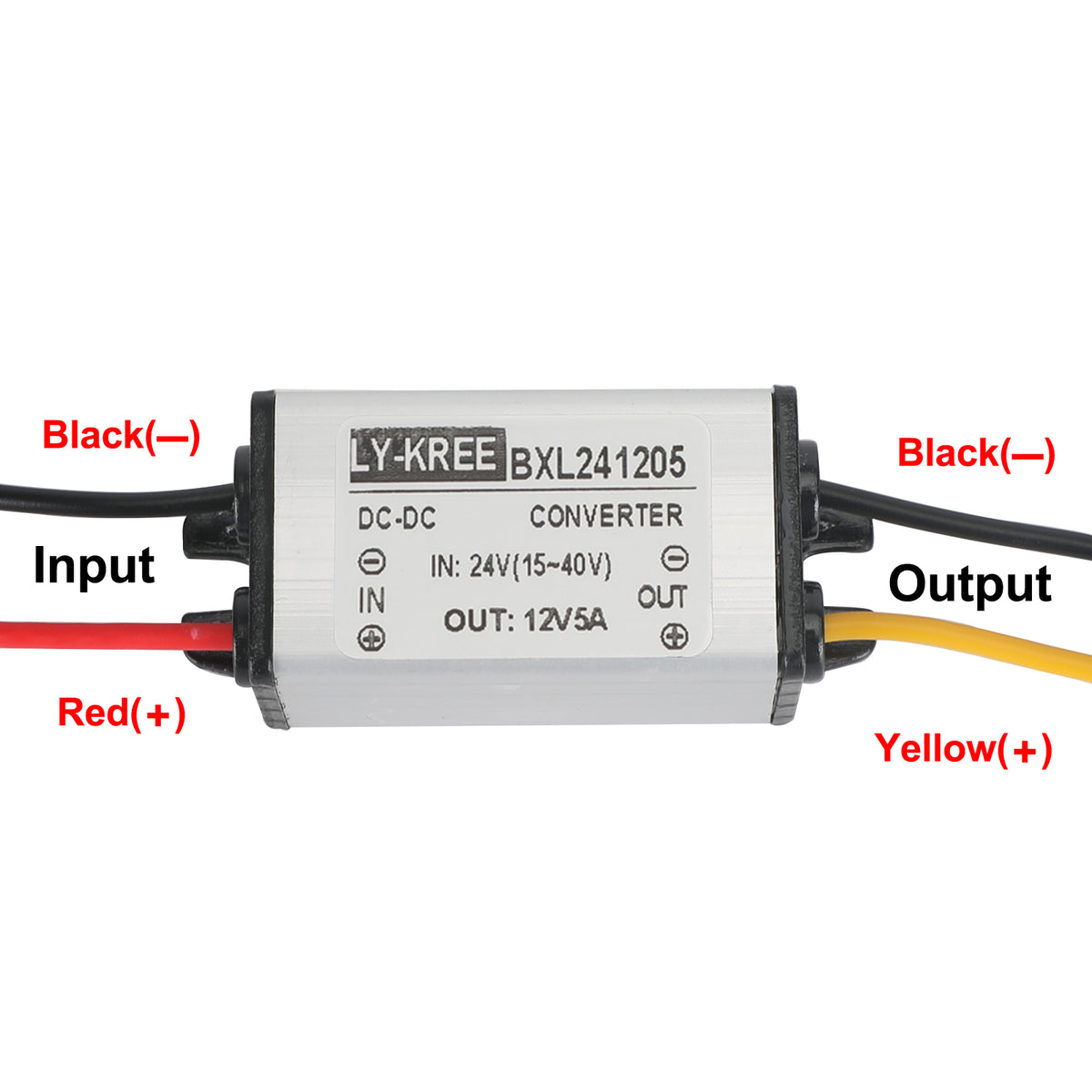 24V To Dc 12V 5A Waterproof Converter Step Down Volt Module Power Supply
