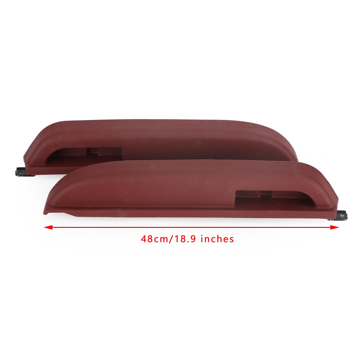 Front Left+Right Door Armrest 15691217 15691218 Red For Chevr GMC 1990-1994
