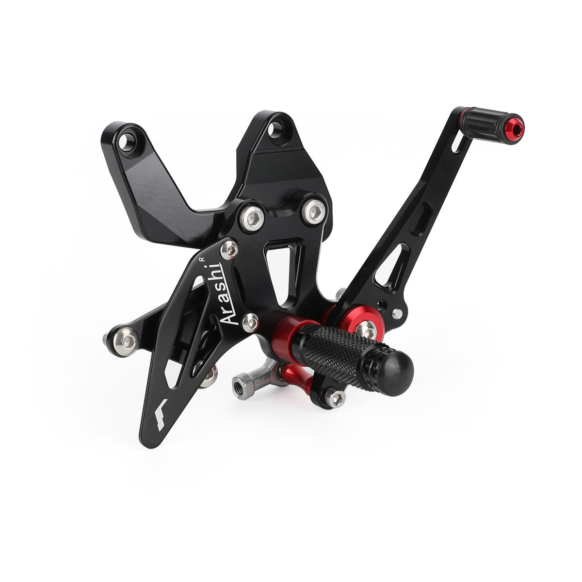 CNC Aluminum Rearsets Footpegs Black Fit for Kawasaki Z900 Z 900 2021 2022